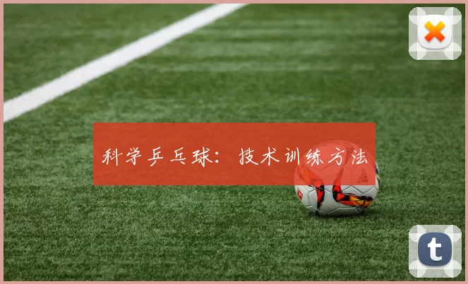 科学乒乓球：技术训练方法